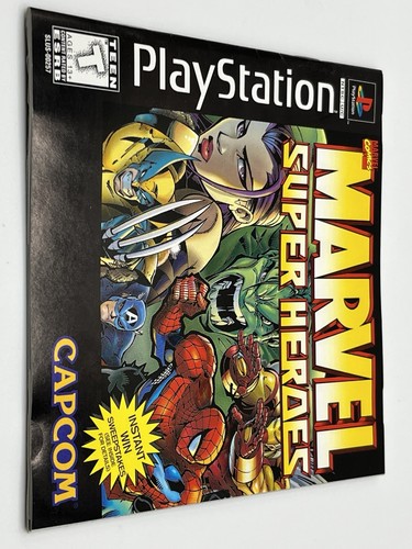 Marvel Super Heroes (PS1) PlayStation 1 CIB W/ Reg Card - Authentic - Tested - Imagen 7 de 10