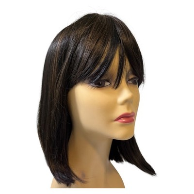 Amore Mio AW-Tria Wig Long Blunt Cut with Bangs Synthetic Hair FS1B/30 NWT