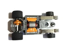 RARE Aurora AFX HO Slot Car Super G+ Plus Chassis w/ Orange Magnets & Gears