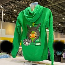 Pokemon Center EUIC 2025 Green Hoodie L Size Unopened New Pokmon Parka