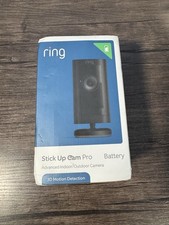 Ring Stick Up Cam Pro Battery In/Outdoor Security Camera NEW SEALED BLACK