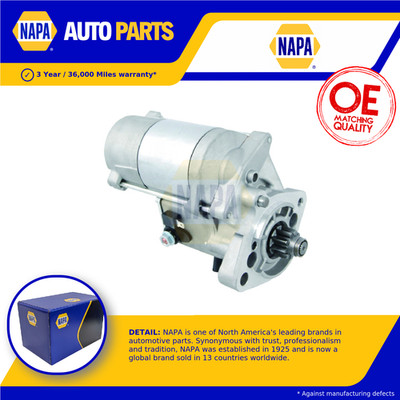 Starter Motor fits MG MGZT 2.0D 02 to 05 204D2 NAPA NAD101500 Quality Guaranteed