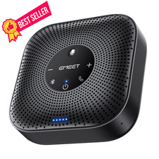 EMEET Conference Speakerphone M0 Plus, 4 Advanced PLUS for 8 People, Black