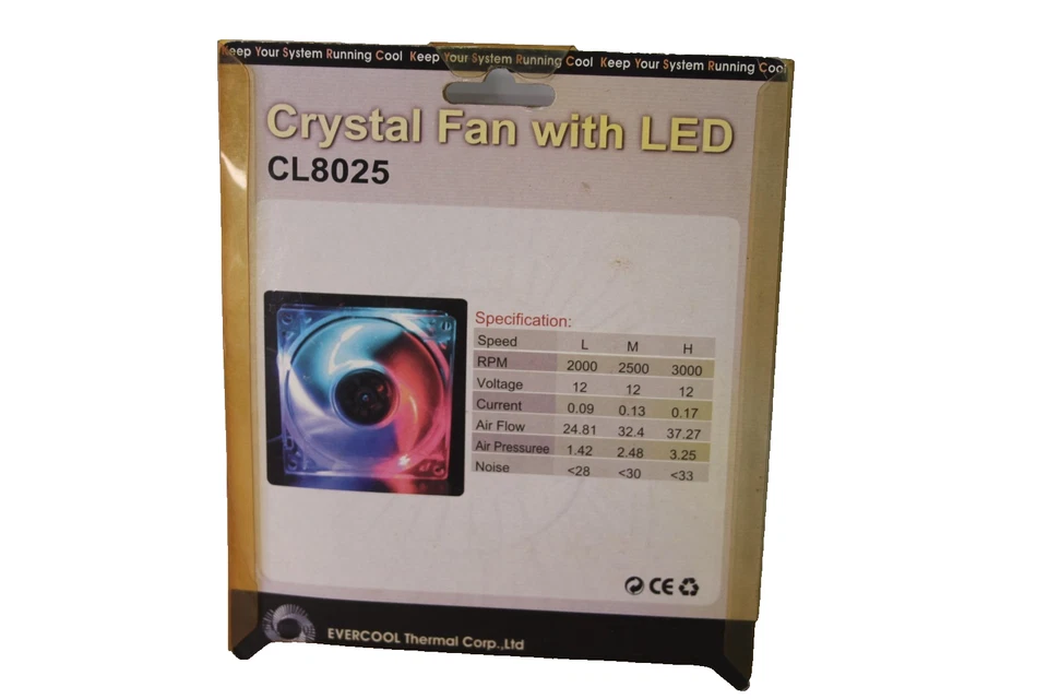 Aero Cool Streamline Lightning Fan 80x80x25 Silent  LED - Image 2 of 2