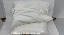 White Toddler Pillow 2 Pack 13x18, Soft  Washable, Ideal for Travel