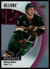2023-24 Upper Deck Allure #112 Brock Faber Pink Lemonade