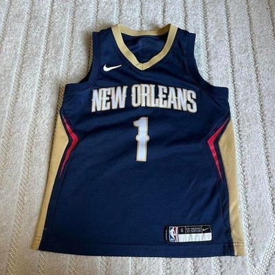 NBA Zion Williamson New Orleans Pelicans jersey youth's small sports athletic