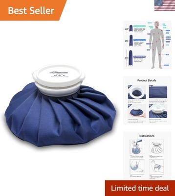 11-Inch Reusable Ice Pack with Largemouth Cap for Hot & Cold Therapy Relief