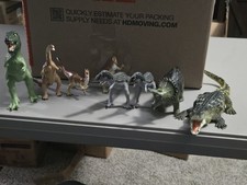 Carnegie Safari Ltd. Dinosaur Figures Vintage Lot of 8 TRex Triceratops