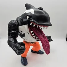 1995 Moby Lick Orca Whale VTG Street Wise Street Sharks by Mattel