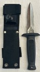 Boot Knife.  Fixed Blade, 7 1/4" long, stainless steel blade, sheath.  Excellent — photo 1