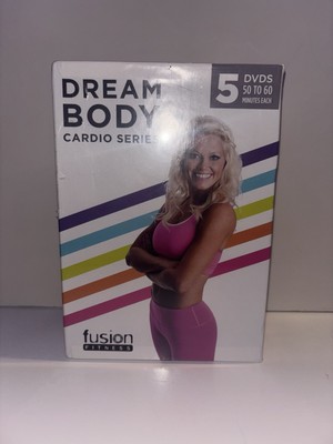 Fusion Fitness Dream Body Cardio Series 5-Disc DVD Set, 50-60 Minutes Each, 2013