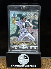 2025 Bowman Chrome Jacob Wilson Mega Futures Case Hit SSP RC #BMF-3 Athletics