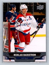 2013 Upper Deck #50 Nicklas Backstrom Washington Capitals
