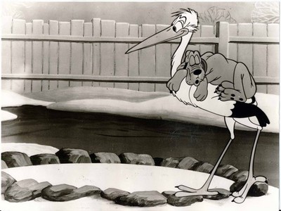 Donald und Pluto: Wie Trapper und Indianer - 8 Pressefotos - s/w 18x24cm (266)