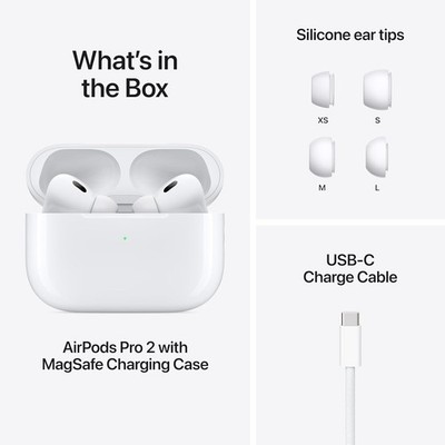 Apple Airpods Pro (2nd Gen/2023) MagSafe Case (USB-C) MTJV3LL/A | eBay