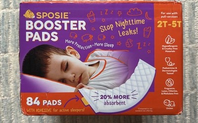 Sposie Diaper Booster Pads Stop Leaks in Overnight Diapers Nighttime Diapers ...