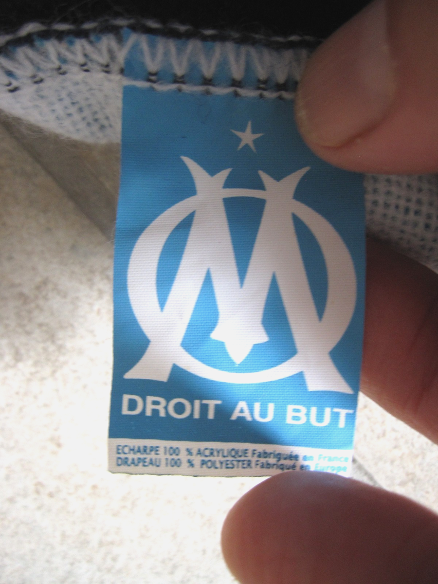 Lot 4 echarpe de supporter Olympique Marseille OM vintage