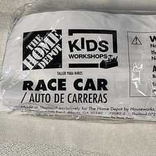 Home Depot Kids Workshop. NEW Formula One Race Car Wood Kit