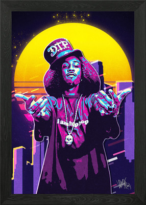ludacris Retro Kunst Gerahmtes Wandbild Poster Leinwanddruck Bild