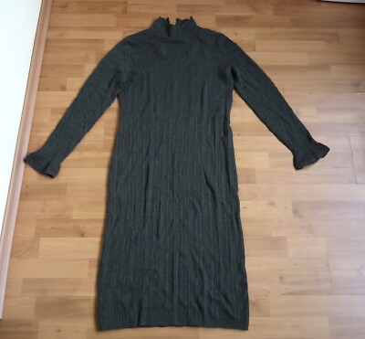 ralph lauren olive green sweater dress Polo Ralph Lauren Pointelle Wool Sweater Dress