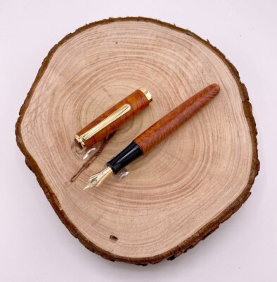 West Germany Tiffany & Co. x Diplomat Brier Wood 18K Fountain Pen