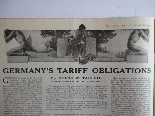 Collier’s Magazine 1919 "BOY WITH FOOTBALL" AD BY LEYENDECKER? & PARRISH illus. - Picture 3 of 5