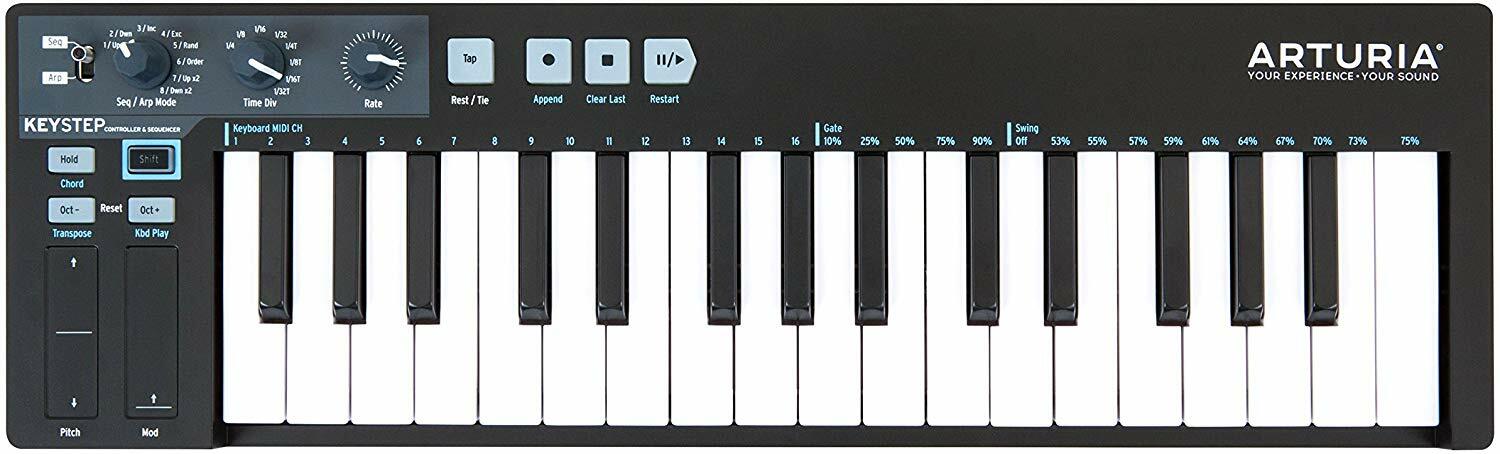 ARTURIA KeyStep Black Tastiera MIDI USB 32 tasti Professionale Ableton Logic FL