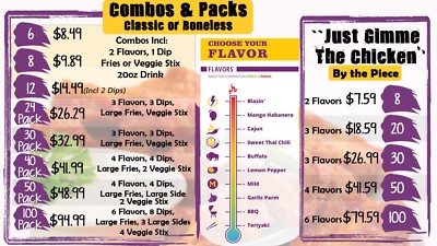 2 SCREEN Digital Menu Board INCLUDES Menu design, media player and