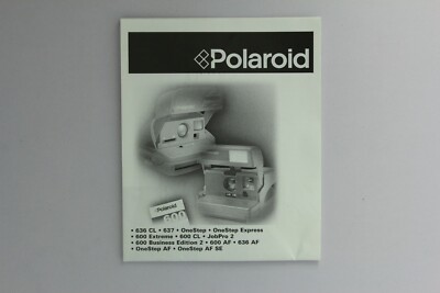 Bedienungsanleitung Manual Polaroid 636 CL 637 Onestep (12061128)