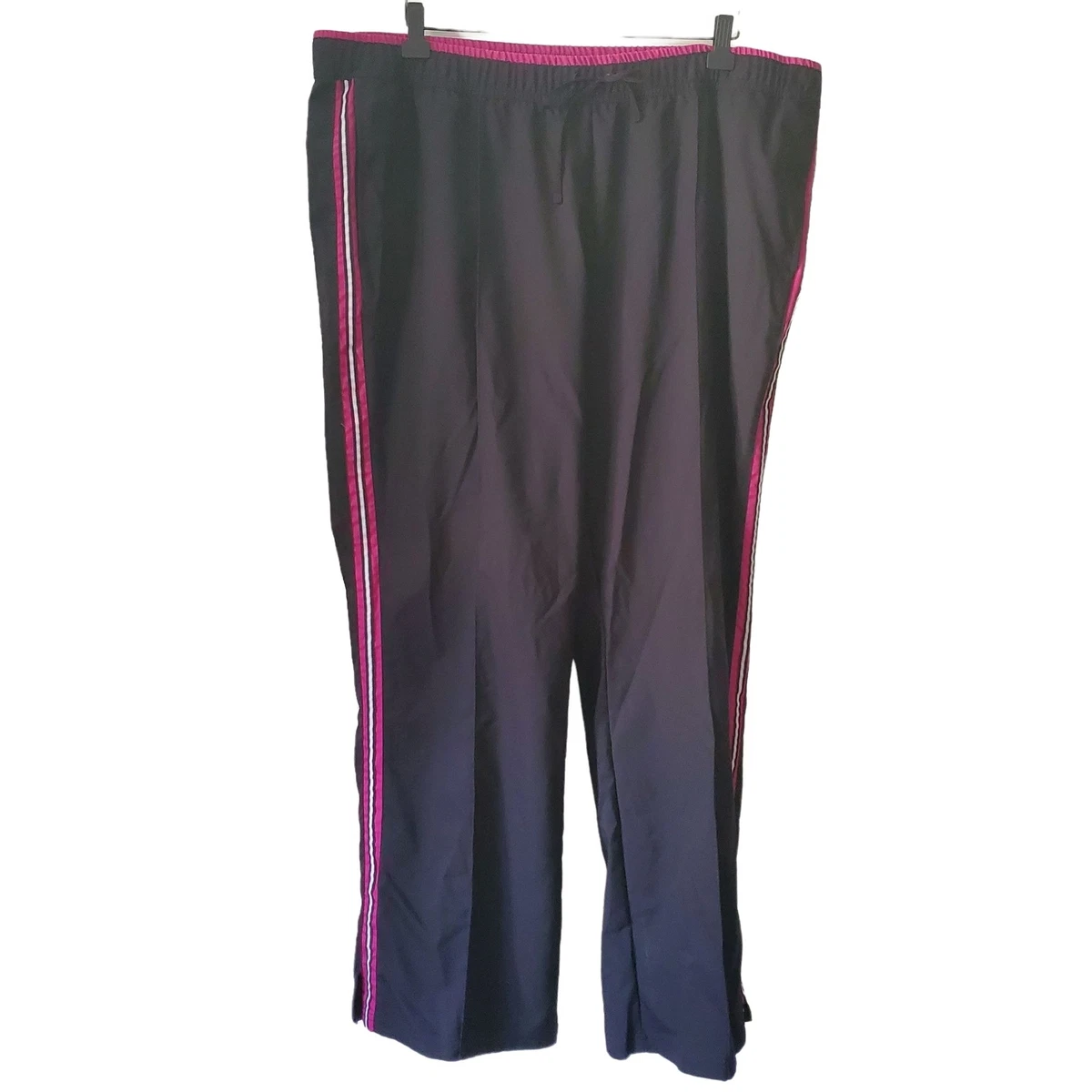 SB Active Black Striped Workout Athleisure Lounge Activewear Pants Plus  Size 2X