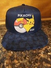2021 Pokemon Pikachu 025 Snapback Baseball Cap Hat Youth Adjusta New FreeUSAship