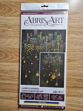 Abris Art Bead Embroidery Kit Lamp Evening Needlework Kit Art Beadwork AB-811