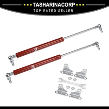 Universal Piece of 2 15inch 100lb/445N Red Lift Support Gas Struts with Wrench