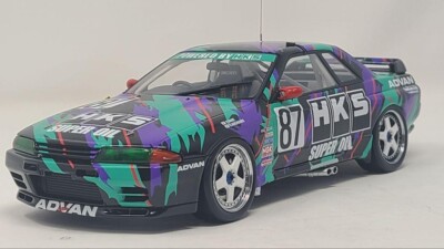 Ignition Model 1/18 Scale HKS BNR32 GT-R #87 1993 JTC IG2247 Ignition Model 1/18 Scale HKS BNR32 GT-R #87 1993 JTC IG2247