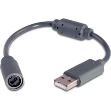 USB Breakaway Dongle Cable Cord Adapter For Xbox 360 PC Wired Controller