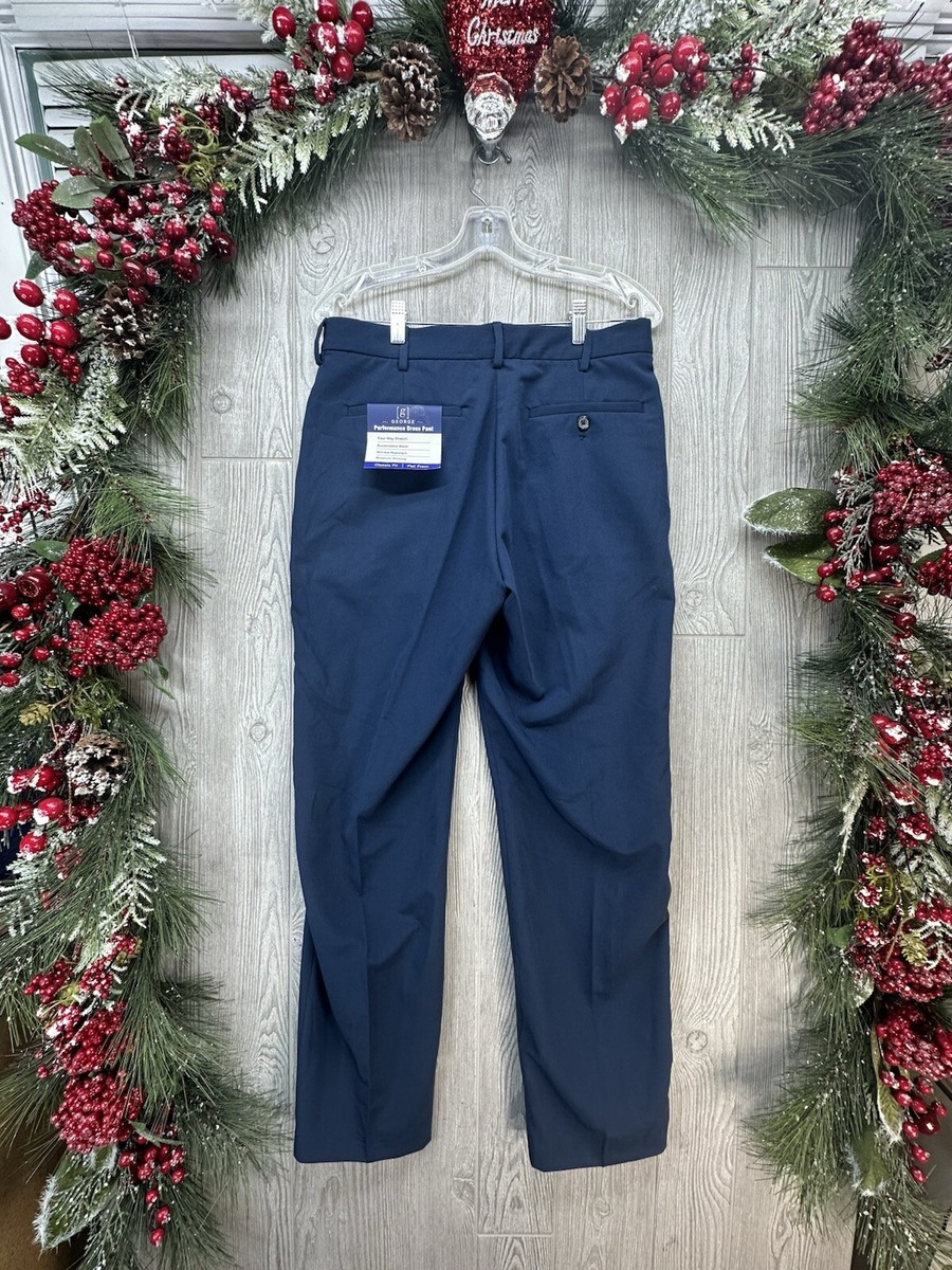 George Men Pants Size 32x30 Mens NEW With Tags Career Dress Slack