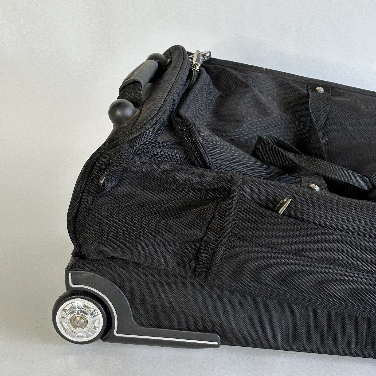 Delsey Rolling Duffel Bag Light Black Soft Side Wheeled Luggage - 32&rdquo; Inches