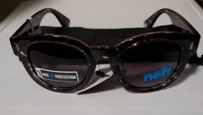 NWD NEFF BLK. TORTOISE BLK.LENS PLASTIC SUNGLASSES, 400UV