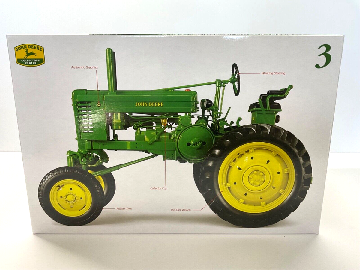 John Deere Model G Hi-Crop Tractor 1/16th Farm Toy Ertl Collectors