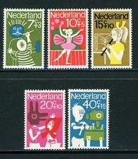 Netherlands Scott #B392-B396 MNH Children's Arts $$ 430289