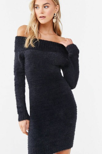 long sleeve sweater dress 