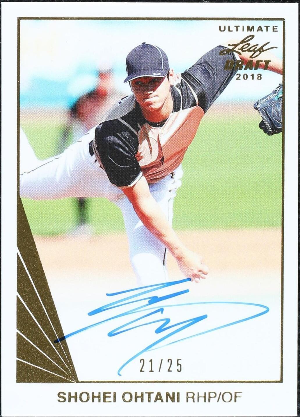 大谷翔平2018 LEAF THE NATIONAL BLUE 61/99#01 大谷翔平2018 LEAF THE