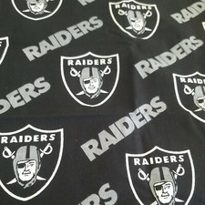 VINTAGE 1994 OAKLAND/LA/LAS VEGAS RAIDERS COTTON FABRIC 59
