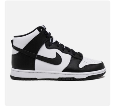 Size 11 - Nike Dunk High Black White | eBay