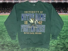 Vintage Notre Dame Youth Crewneck Sweater Sz Medium 12/14 Preowned