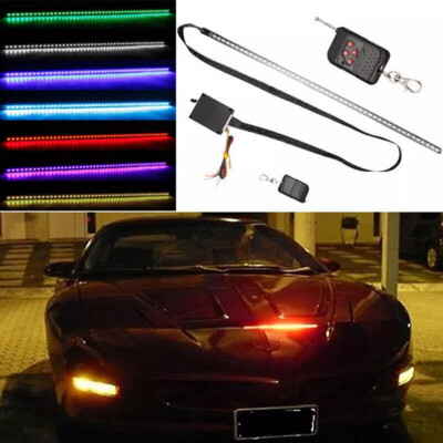 22''48 LED RGB Auto Scanner Knight Rider Strobe Flash Light Bandes Fernbedienung