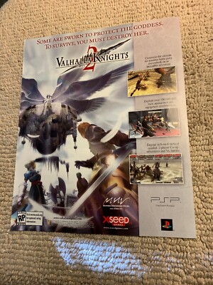 10 7/8-9  Valhalla Knights 2  video  GAME AD FLYER