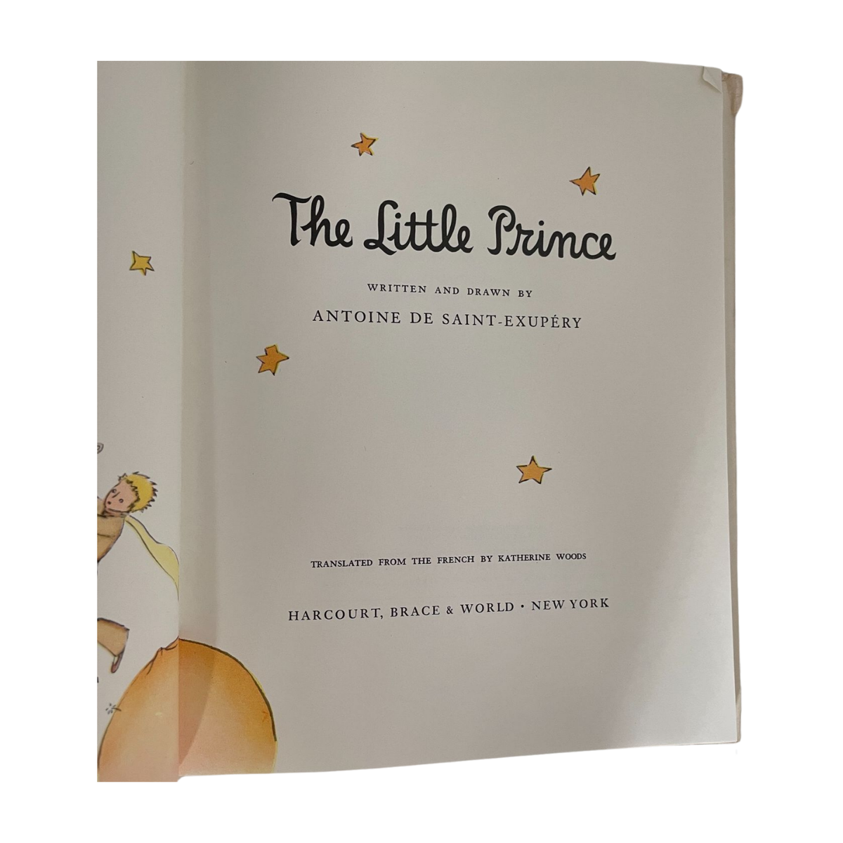 THE LITTLE PRINCE Harcourt Brace & World 1943 First Thus Great
