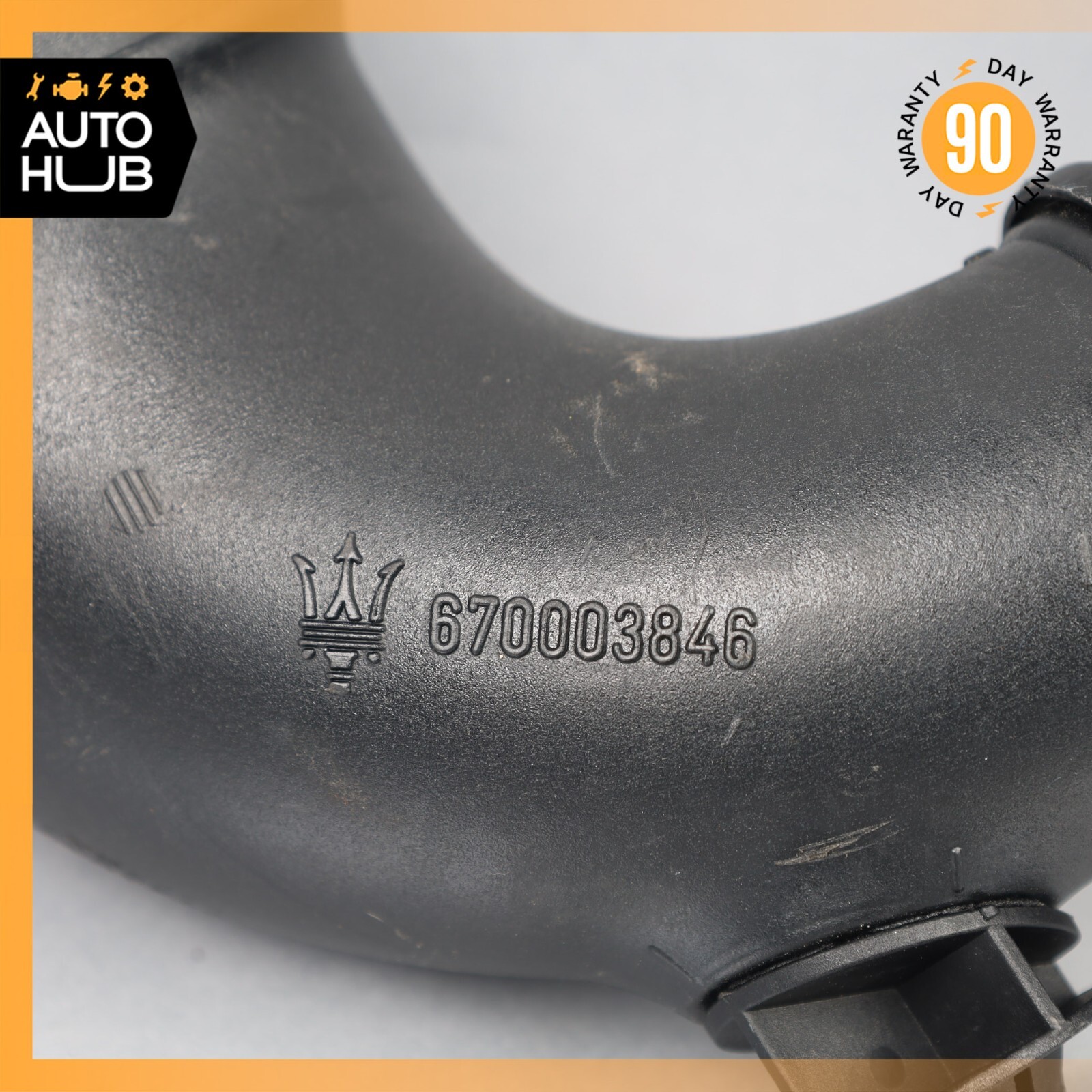 14-22 Maserati Quattroporte M156 Engine Left Air Intake Duct Pipe Hose Set OEM